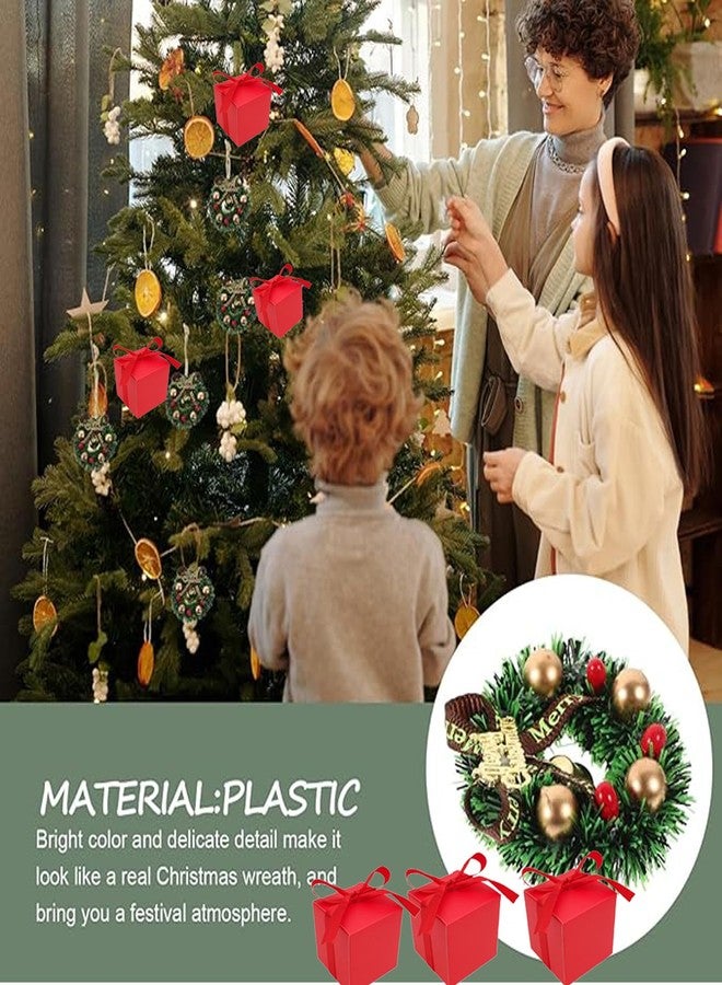 4 قطع من زينة عيد الميلاد المصغرة، أثاث بيت الدمى، زينة مصغرة بطابع عيد الميلاد، ديكور عيد الميلاد لبيت الدمى، أثاث مصغر، ديكور العطلات - Image 5